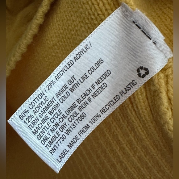 🌟 Wild fable yellow knit sweater unisex size small - Picture 2 of 5